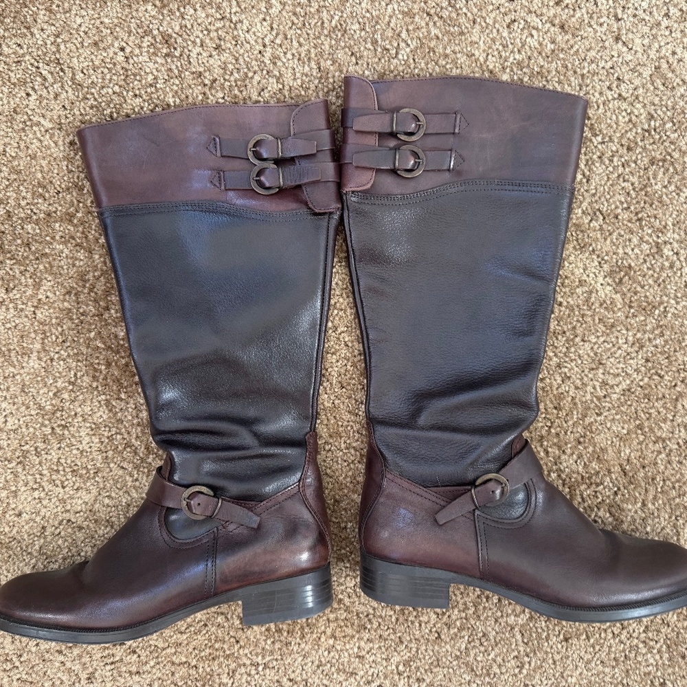 Aldo leather riding boots